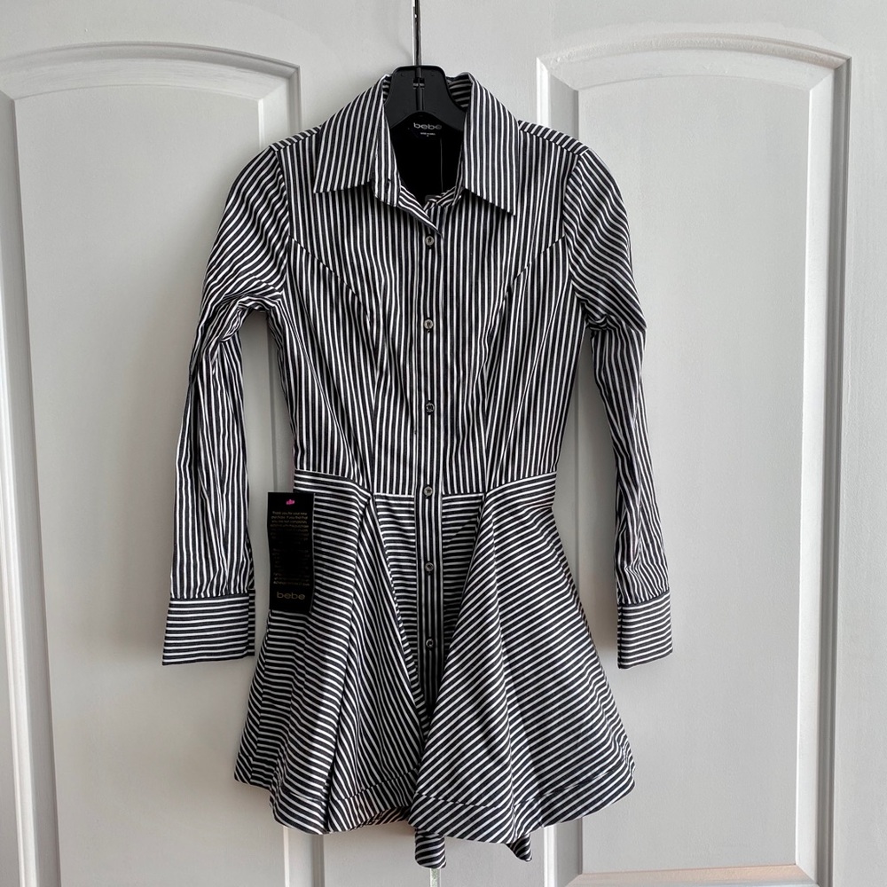 bebe Roselyn Fit and Flare Dress
